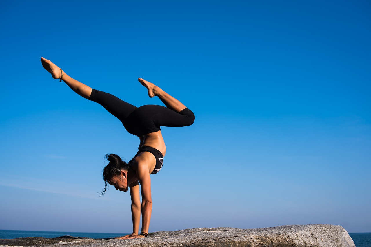 woman, yoga, meditation